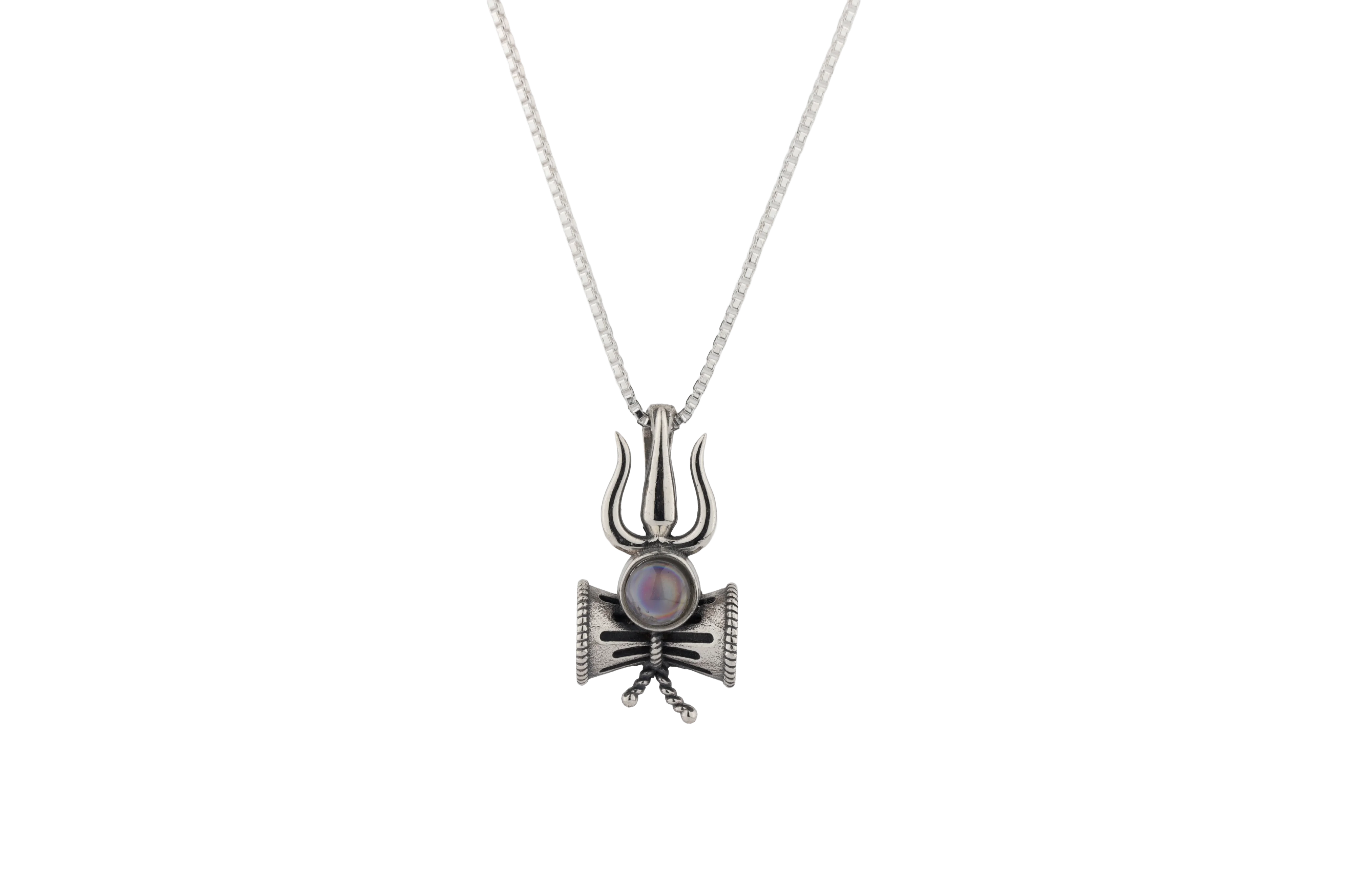 LORD SHIVA LENS pendant with Mahamrityunjaya Mantra inside