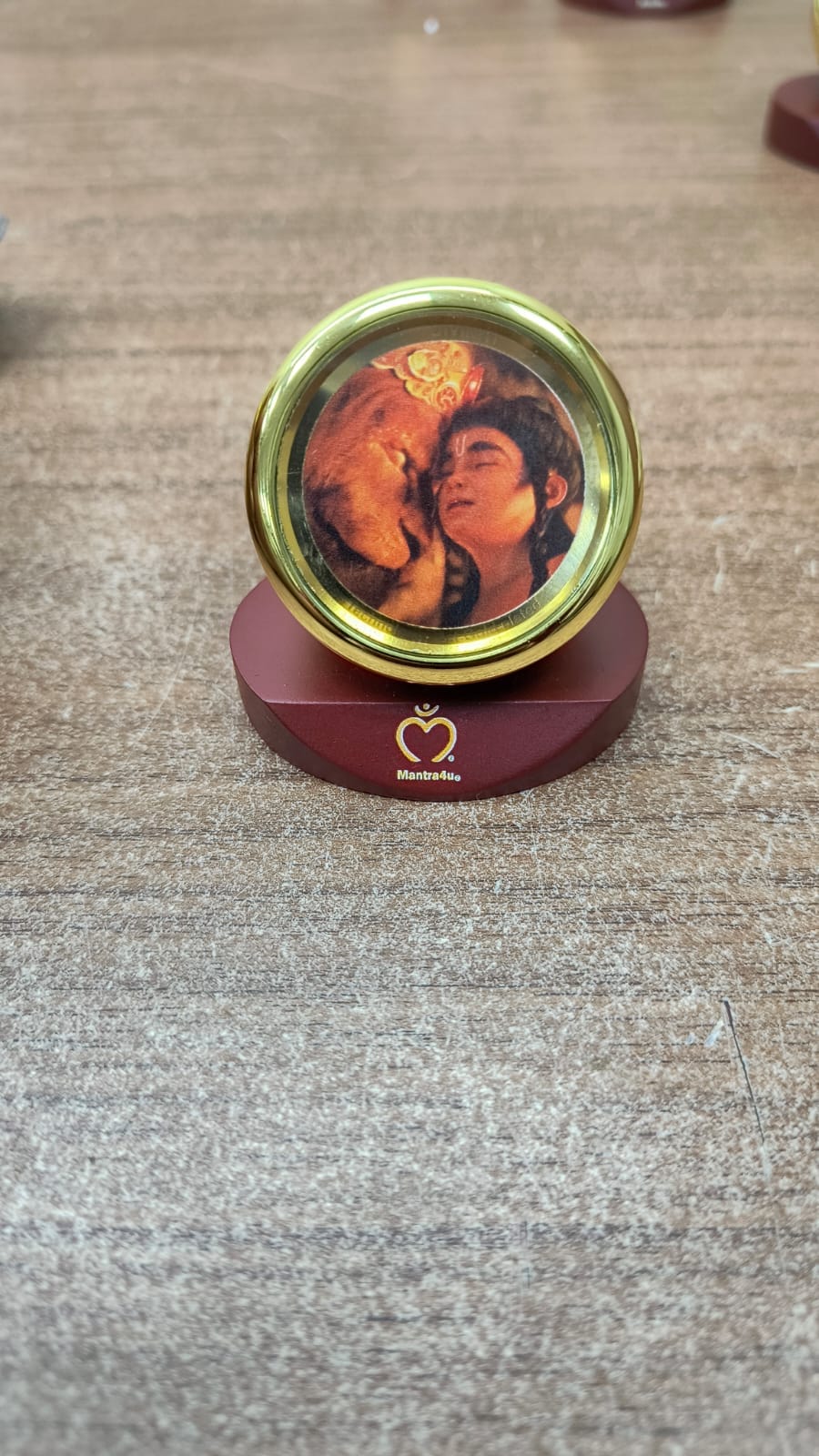 Mahavatar Narasimha - car frame - 24kt gold plated foil frame