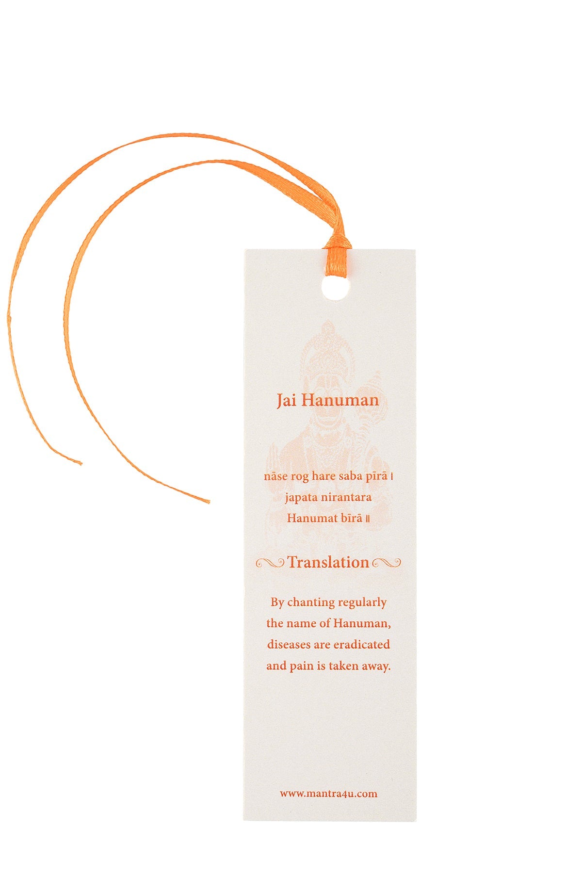 Brass Hanuman ji with Carnelian