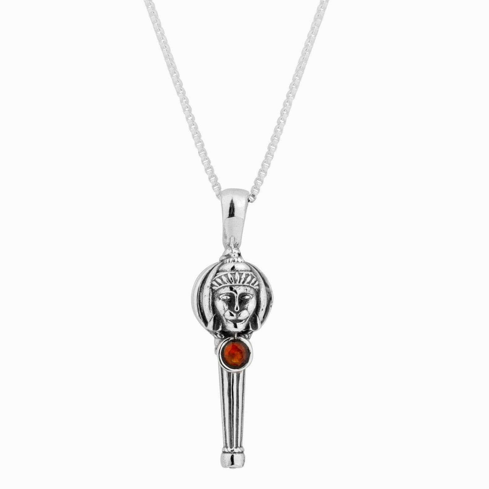 Hanuman Pendant with Carnelian stone