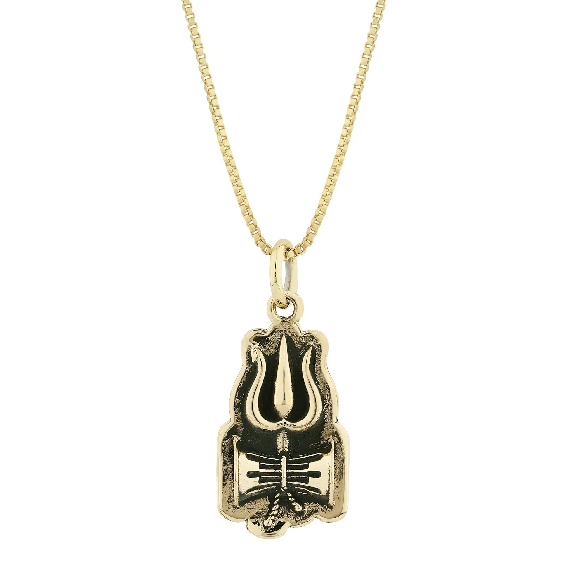 Brass Lord Shiva Engraved pendant