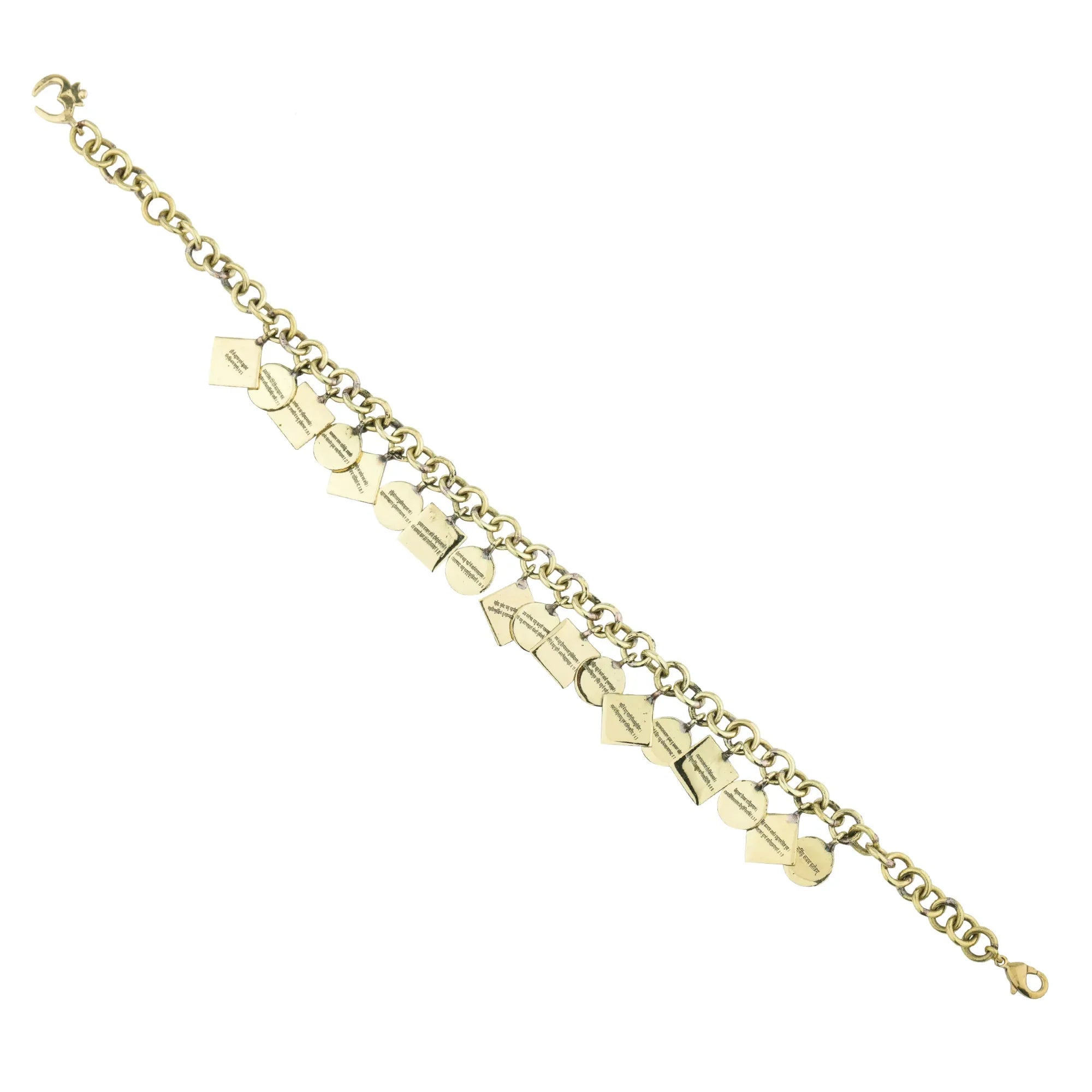 Brass Narasimha Kavacha Bracelet - Charms