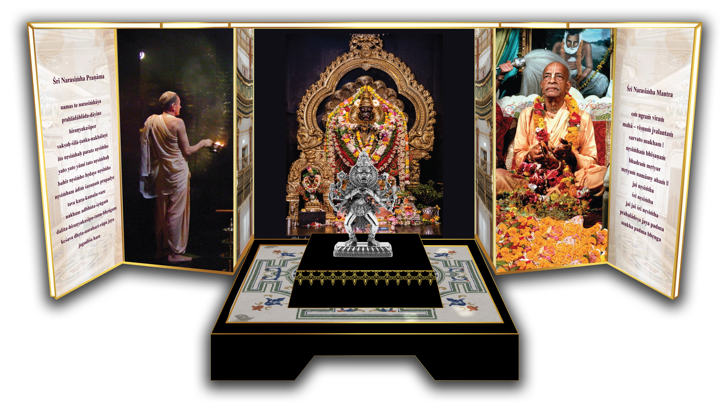 Lord Narasimha Statuette Commemorative launch